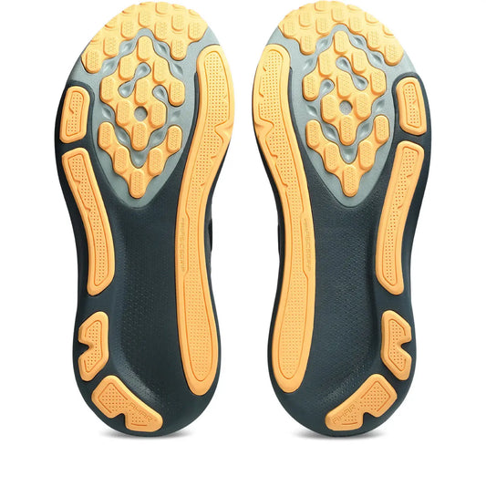 Asics Herrenlaufschuhe Gel-Kayano 33, Lite Show - Orange Glow – Rückansicht – Lite Show /Orange Glow / 42,5