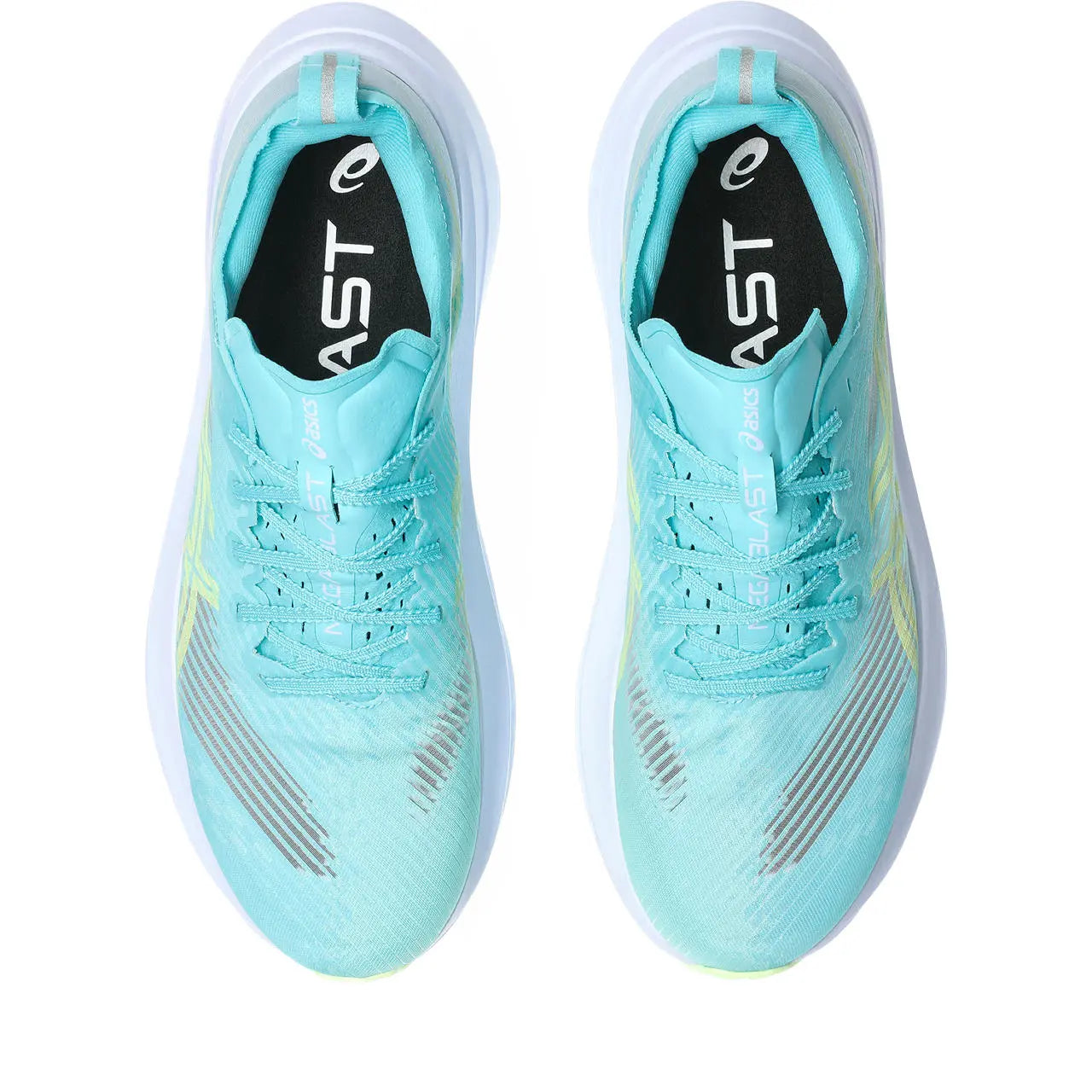 Asics Herrenlaufschuhe Megablast, Energy Aqua/Blue Fade – Bild 
