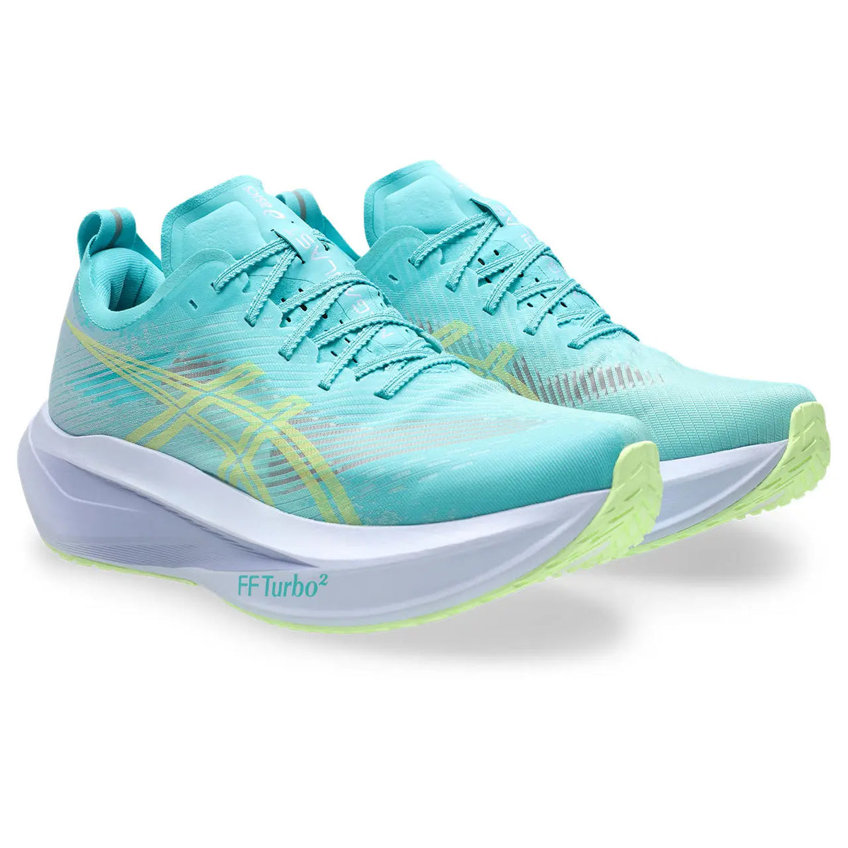 Asics Herrenlaufschuhe Megablast, Energy Aqua/Blue Fade – Bild 