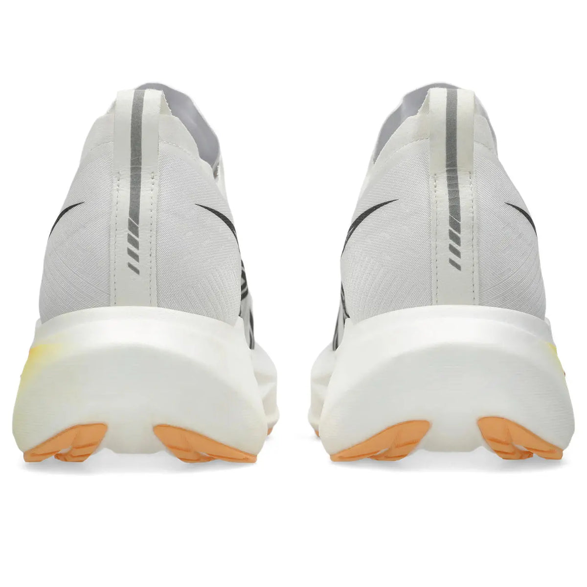 Asics Herrenlaufschuhe Megablast, White/Orange Glow
