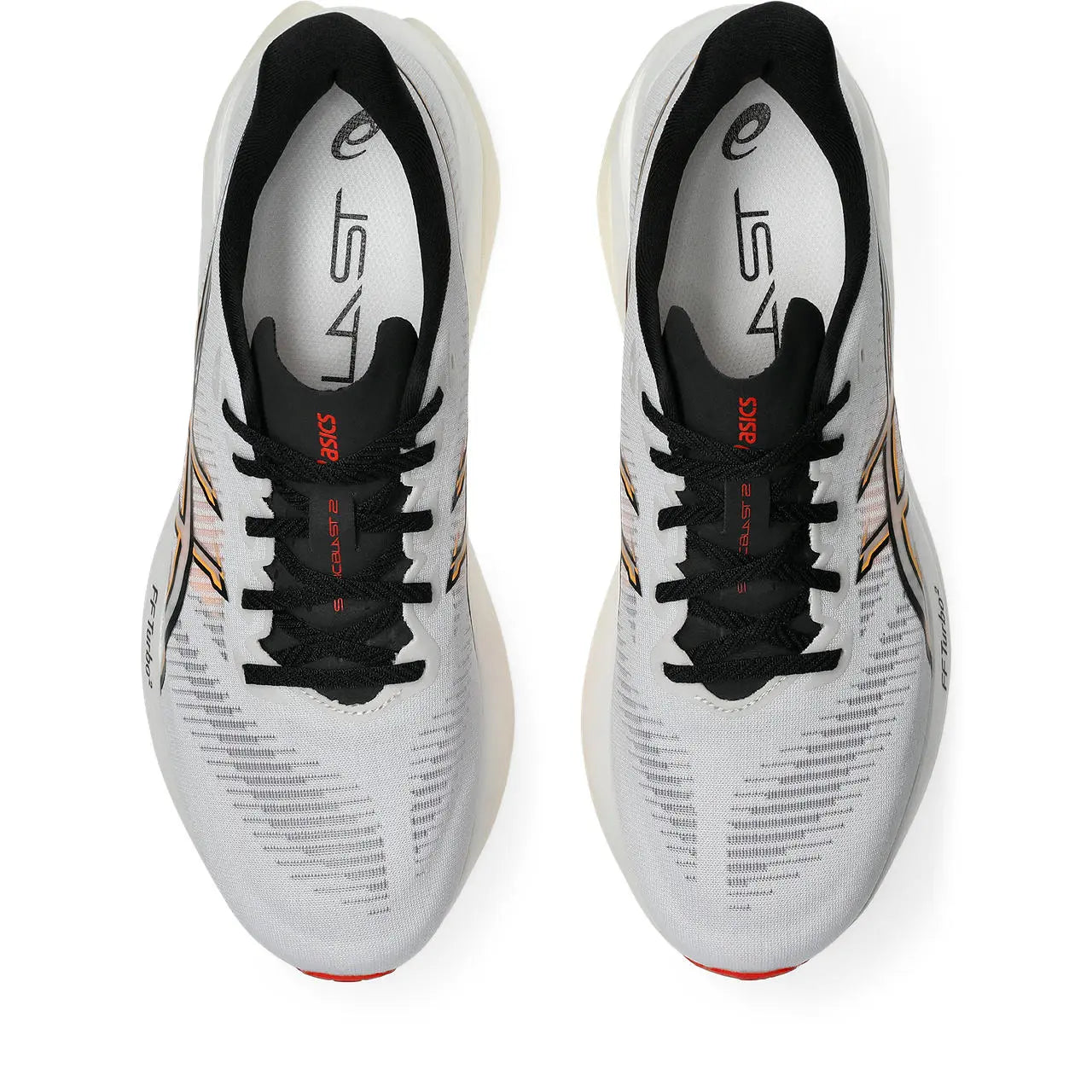 Asics Herrenlaufschuhe Sonicblast 2, White/Stadium Orange