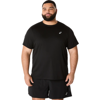 Asics Herrenlaufshirt Core SS Top, Performance Black