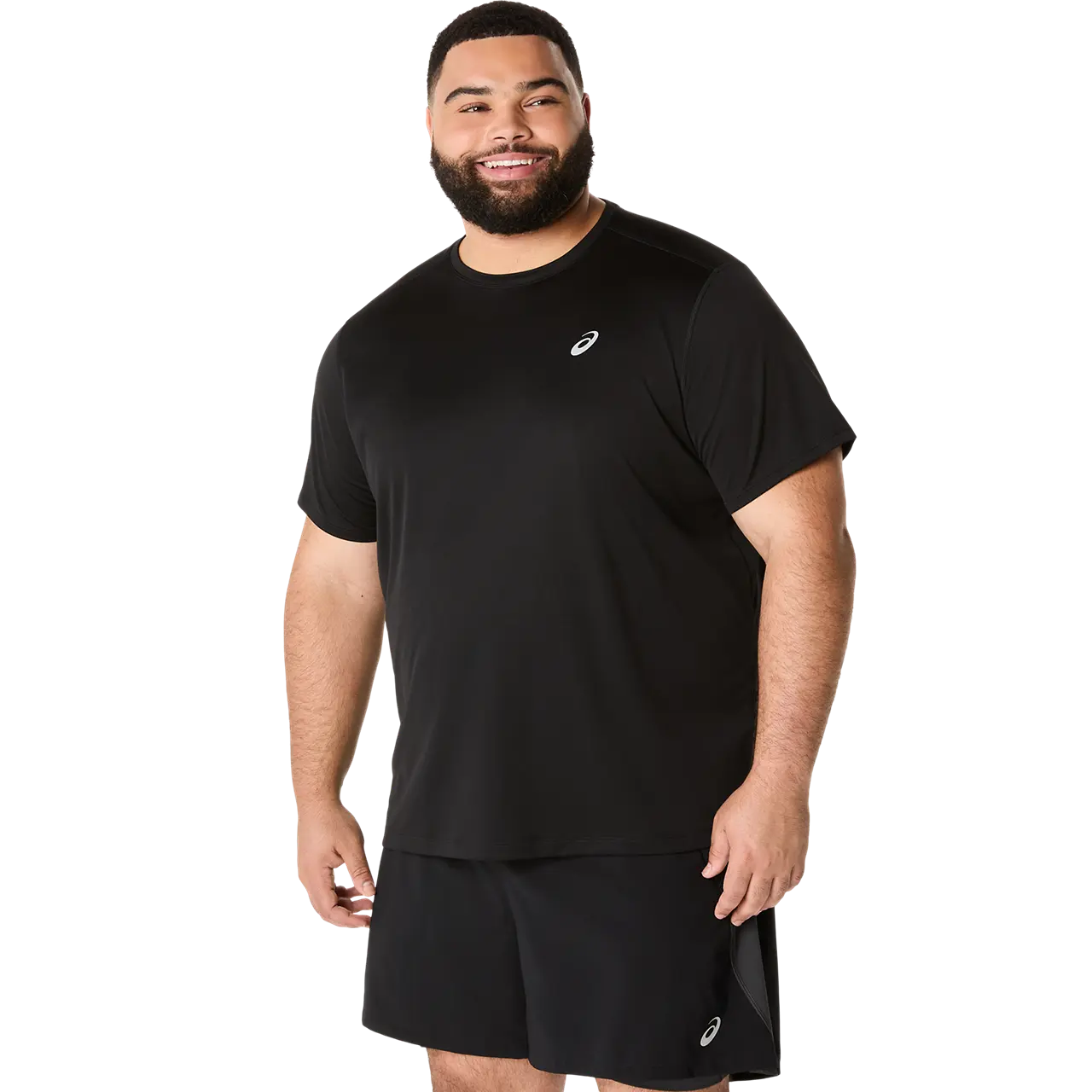 Asics Herrenlaufshirt Core SS Top, Performance Black