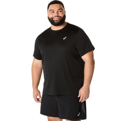 Asics Herrenlaufshirt Core SS Top, Performance Black