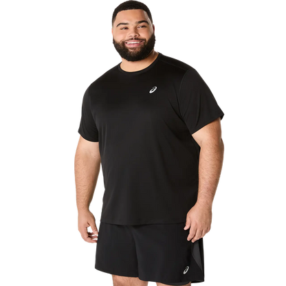 Asics Herrenlaufshirt Core SS Top, Performance Black