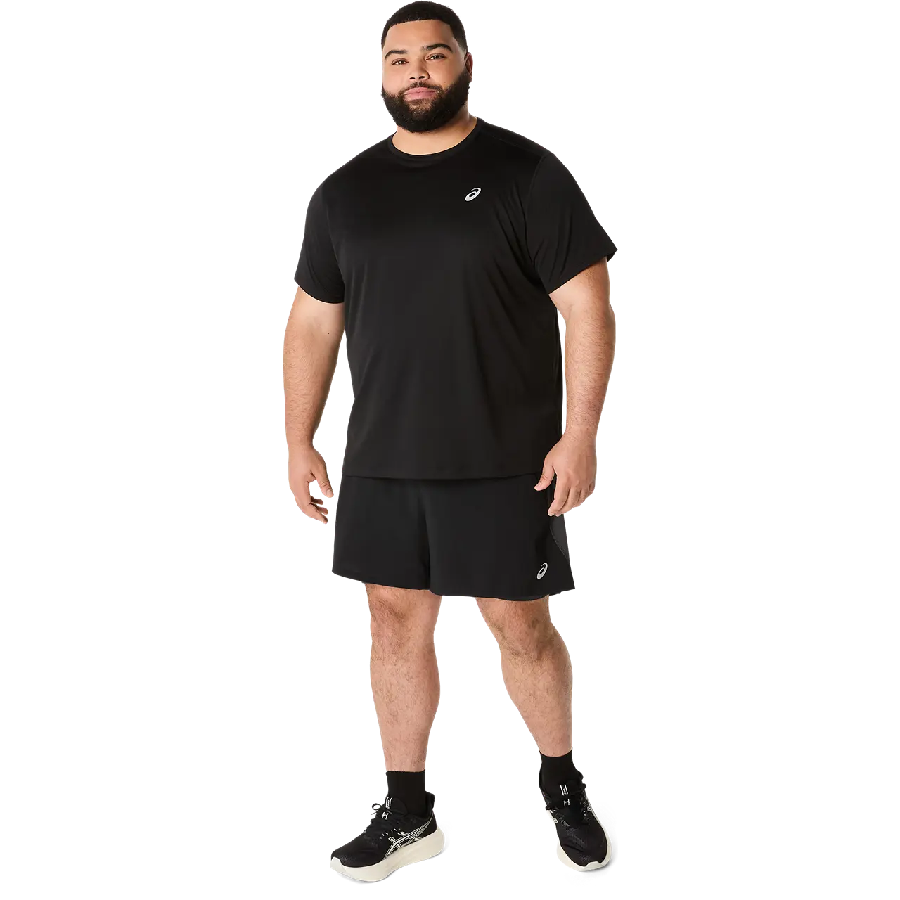 Asics Herrenlaufshirt Core SS Top, Performance Black