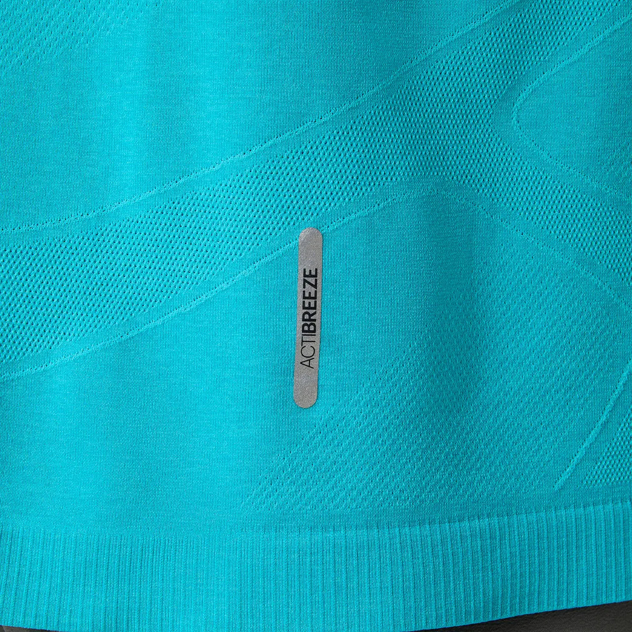 Asics Herrenlaufshirt Road Seamless SS Top, Energy Aqua