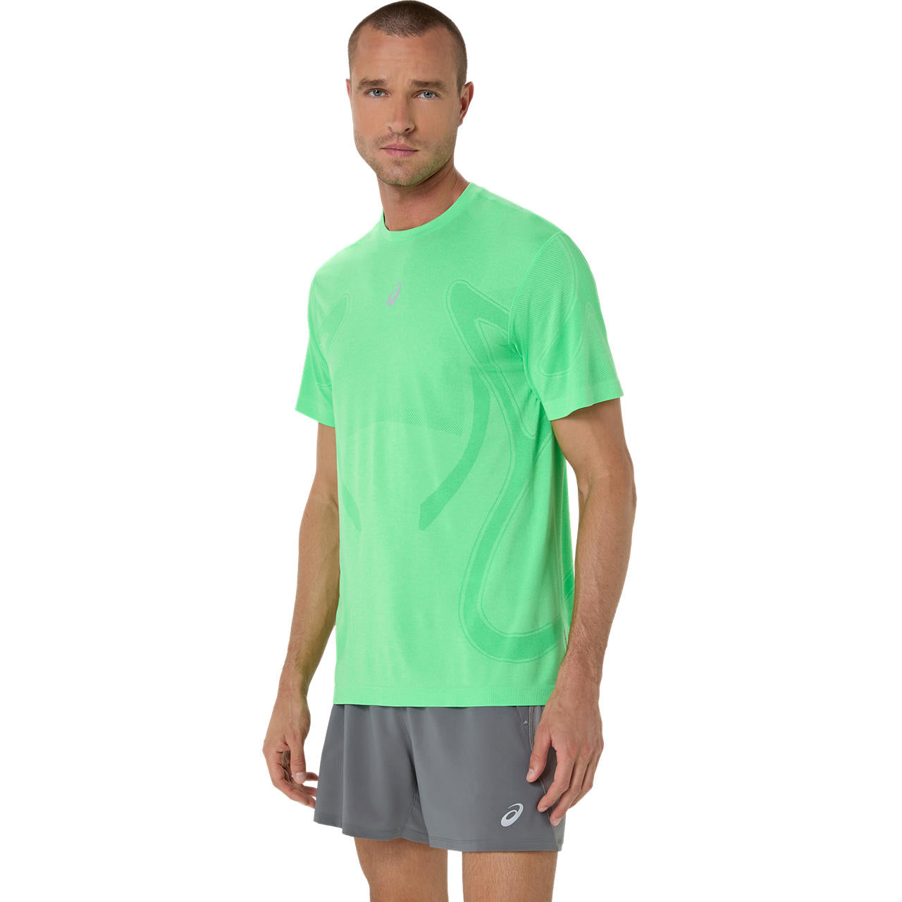 Asics Herrenlaufshirt Road Seamless SS Top - machsport