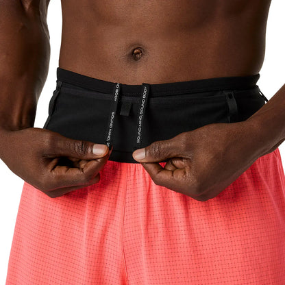 Asics Herrenlaufshort Fujitrail Elite Short, Blazing Coral
