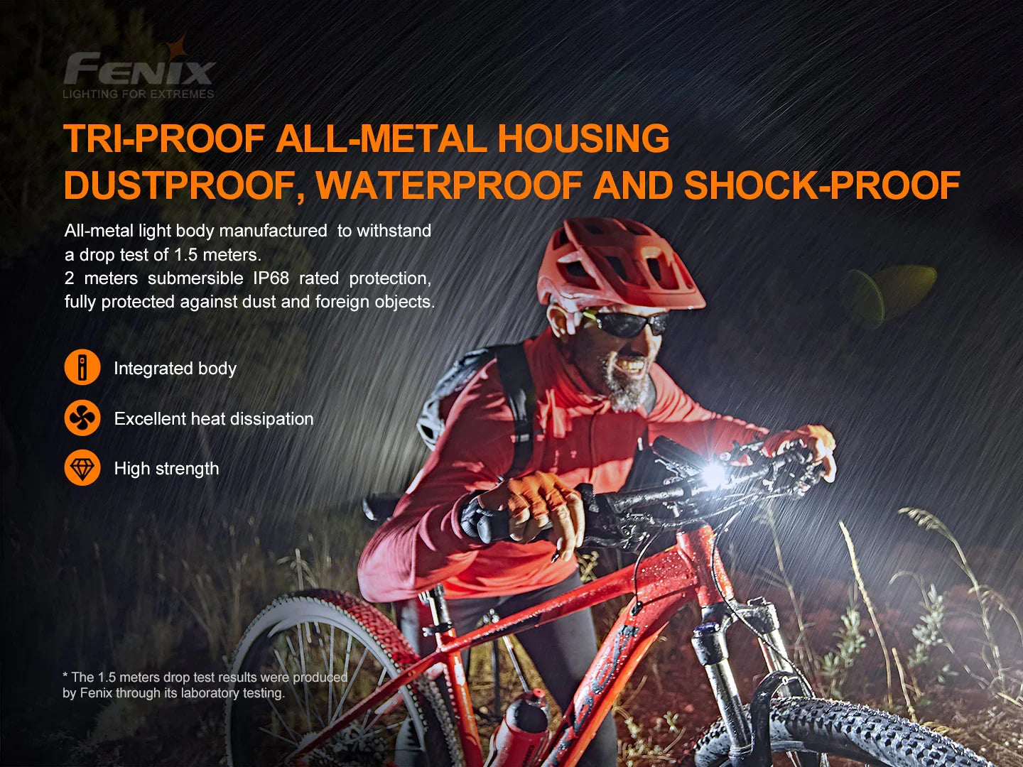 Fenix BC26R wiederaufladbares Fahrradlicht, 1600 Lumen – Bild 