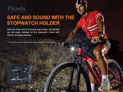Fenix BC26R wiederaufladbares Fahrradlicht Set mit BC05R V2.0 Rücklicht, 1600 Lumen