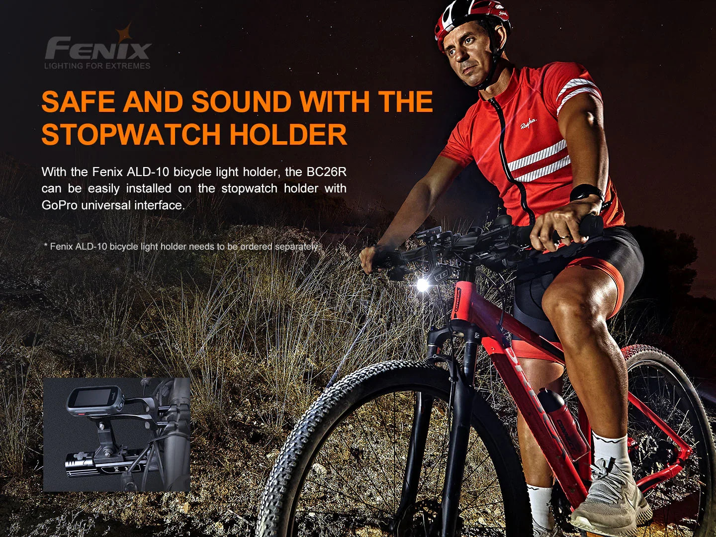 Fenix BC26R wiederaufladbares Fahrradlicht, 1600 Lumen – Bild 