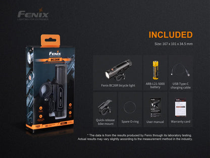 Fenix BC26R wiederaufladbares Fahrradlicht, 1600 Lumen