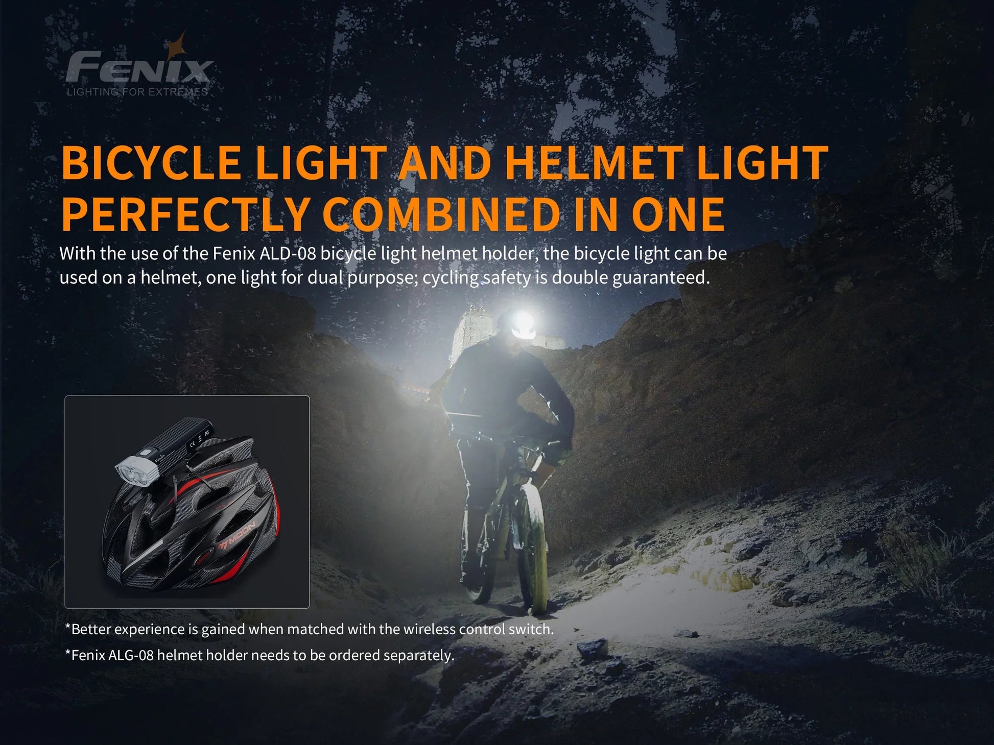 Fenix BC30 V2.0 starkes Profi Fahrradlicht, 2200 Lumen – Bild 
