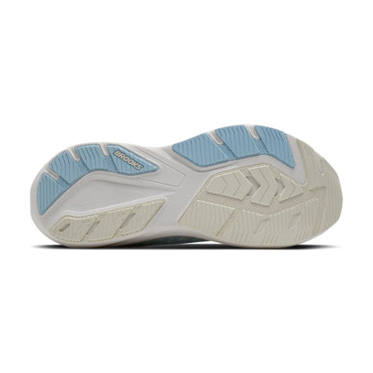 Brooks Damenlaufschuhe Ghost AMP, White/Blue/Metallic