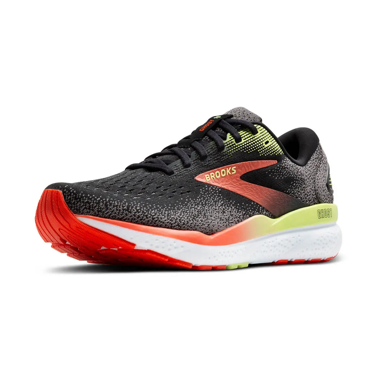 Brooks Herrenlaufschuhe Ghost 16, neutrale Laufschuhe für tägliches Training mit DNA Loft v3 Dämpfung, schwarz - machsport – Bild 