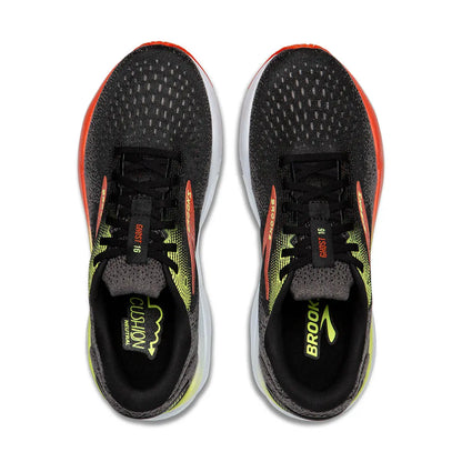 Brooks Herrenlaufschuhe Ghost 16, neutrale Laufschuhe für tägliches Training mit DNA Loft v3 Dämpfung, schwarz - machsport