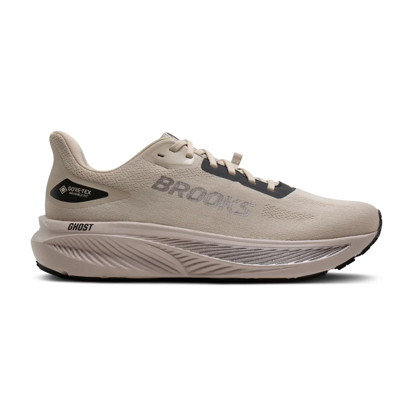 Brooks Herrenlaufschuhe Ghost 18 GTX, Chateau/Black/Metallic