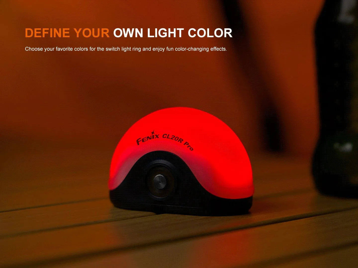 Fenix CL20R Pro multi Camping Laterne mit Sensor und Ambient Licht, 400 Lumen – Bild 