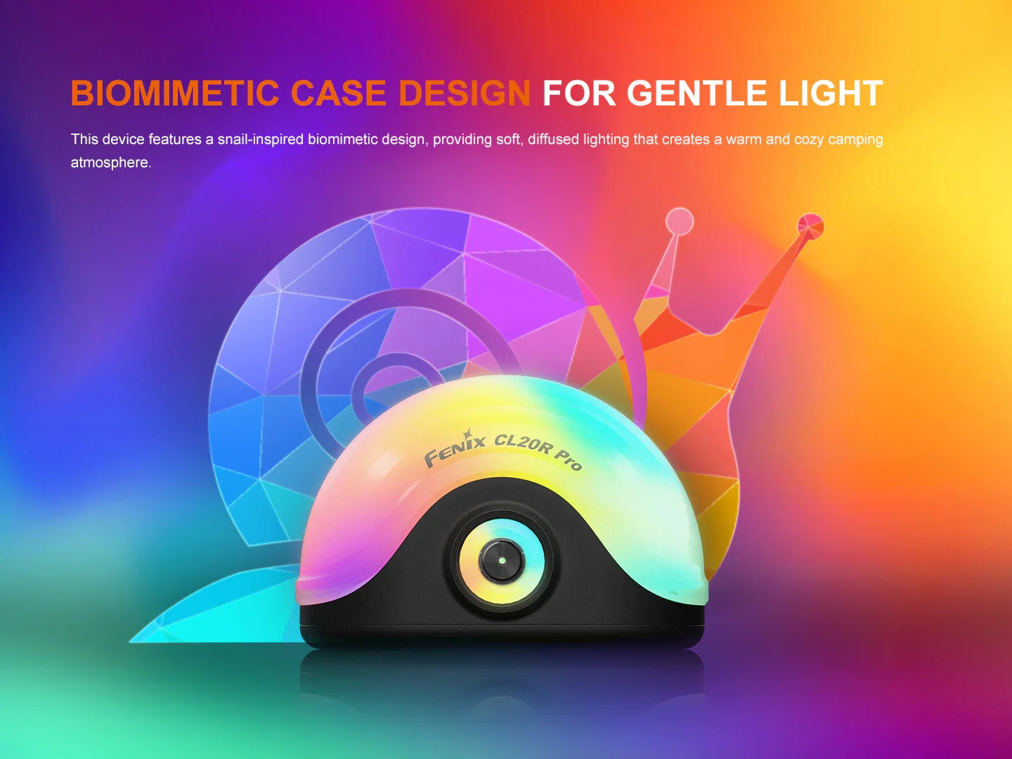 Fenix CL20R Pro multi Camping Laterne mit Sensor und Ambient Licht, 400 Lumen – Bild 