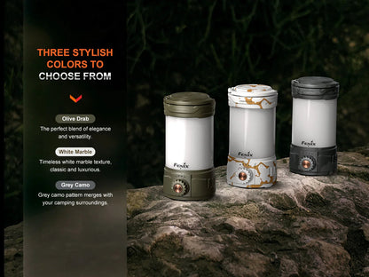Fenix CL26R Pro multifunktionale, tragbare Campinglaterne, 650 Lumen