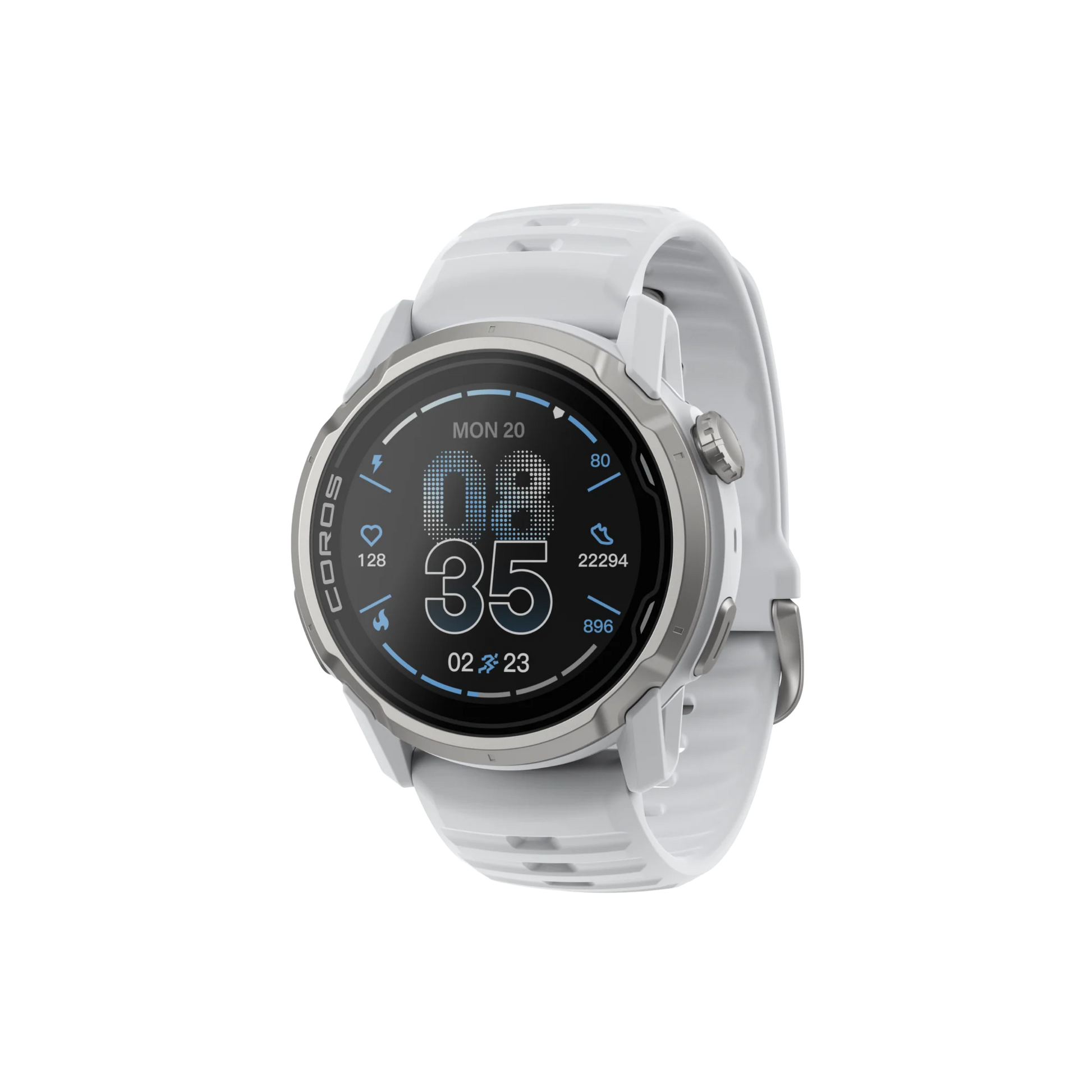 Coros Bergsportuhr Apex 4, 42mm, weiss – Bild 