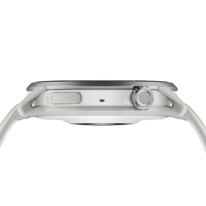 Coros Multisportuhr Pace 4 Pro, weiss mit Silikon-Armband - machsport