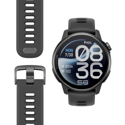Coros Sportuhr Pace 4 Pro, black silikon