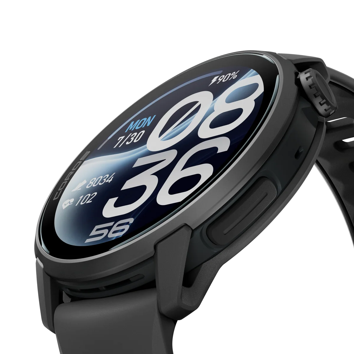 Coros Sportuhr Pace 4 Pro, black silikon