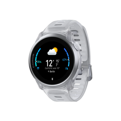 Coros Sportuhr Pace 4, Silikonarmband, Cloud White