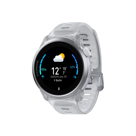 Coros Sportuhr Pace 4, Silikonarmband, Cloud White – weiß / ONE SIZE