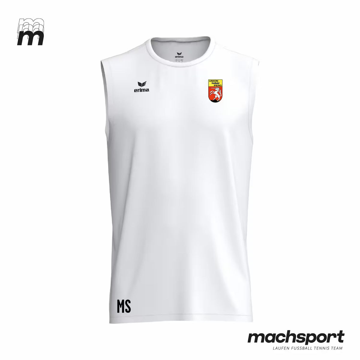 DSG Union HABAU Trainingsshirt Weiß ärmellos – Bild 