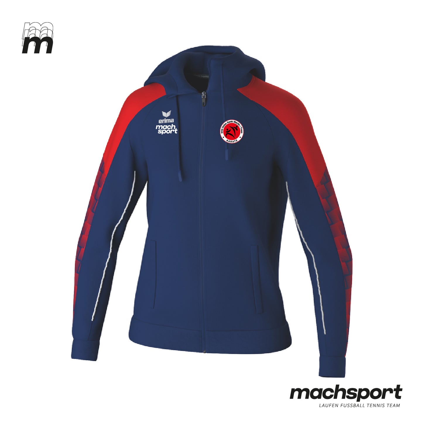 DSG Union St. Martin/Traun - Sektion Karate Trainingsjacke mit Kapuze Damen inkl. Rückenlogo