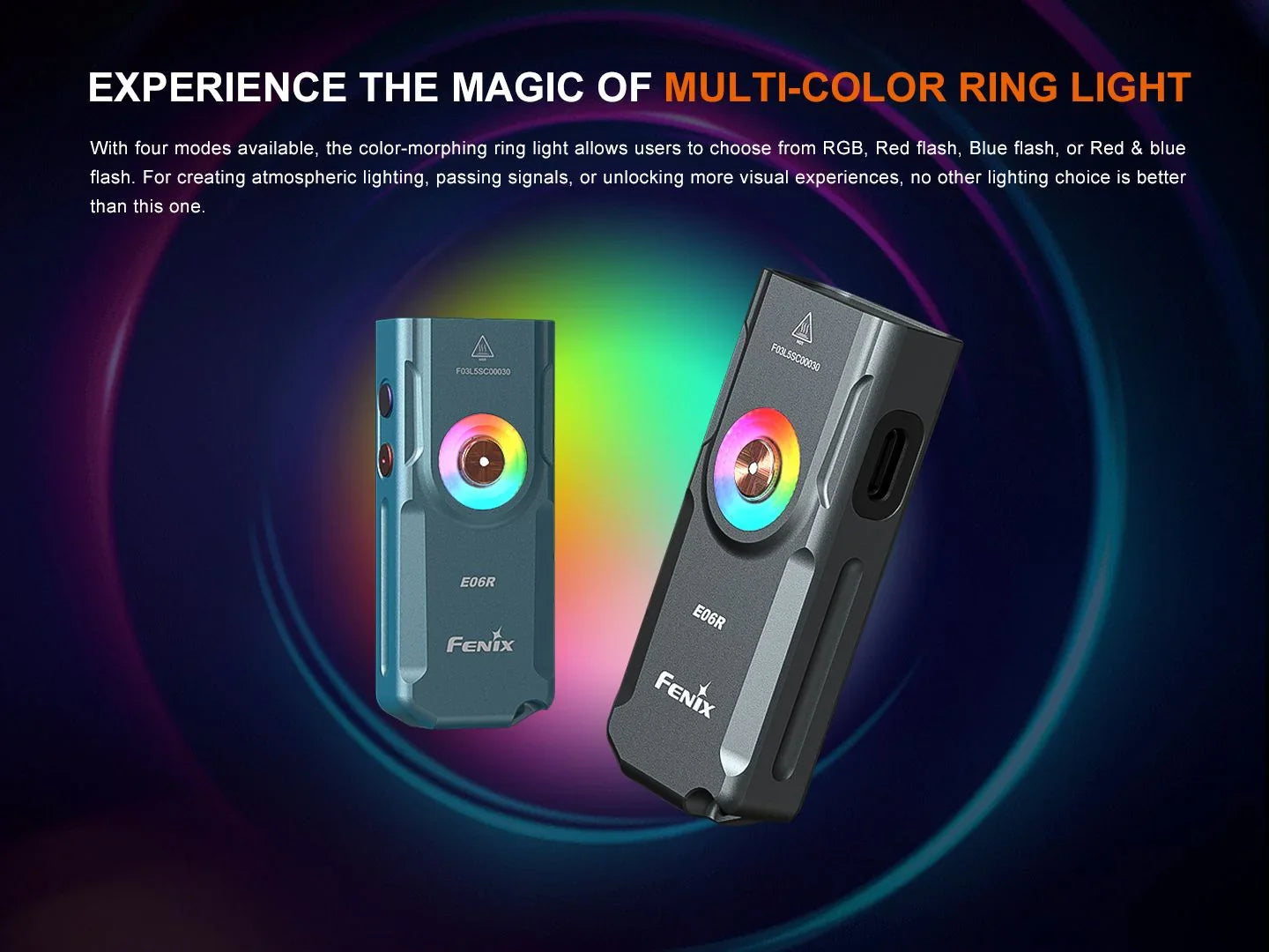 Fenix E06R vereint Weißlicht, UV-Licht und Laserpointer, 700 Lumen