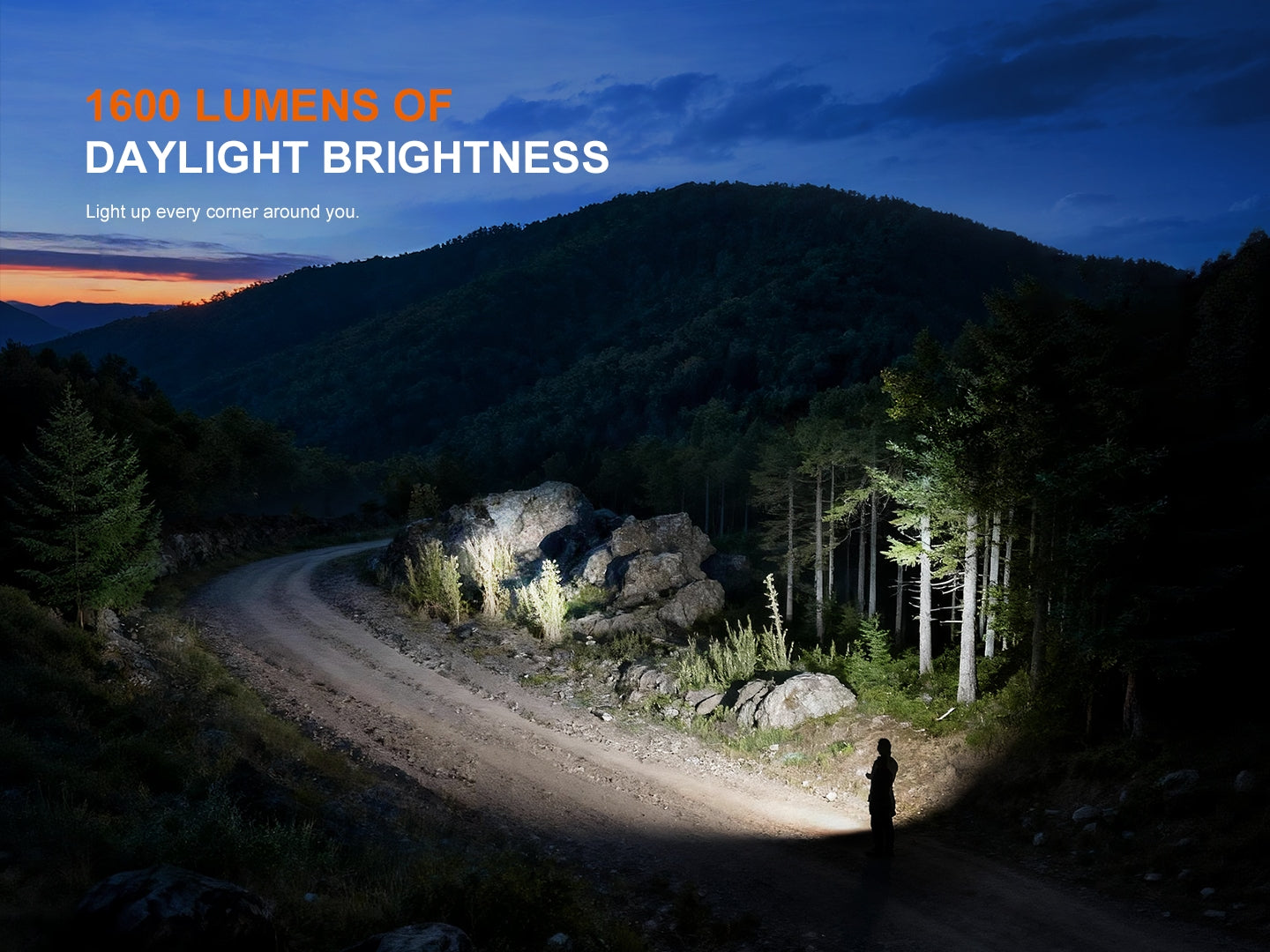Fenix E06R Pro drei Lichtquellen, UV-Licht und Laserpointer, 1600 Lumen – Bild 