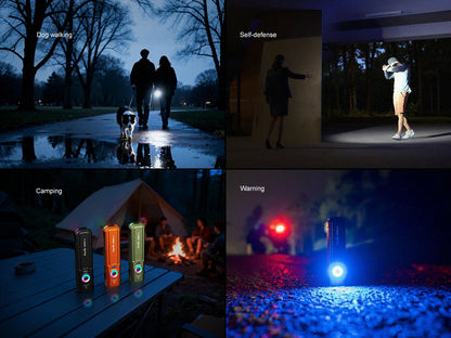 Fenix E06R Pro drei Lichtquellen, UV-Licht und Laserpointer, 1600 Lumen