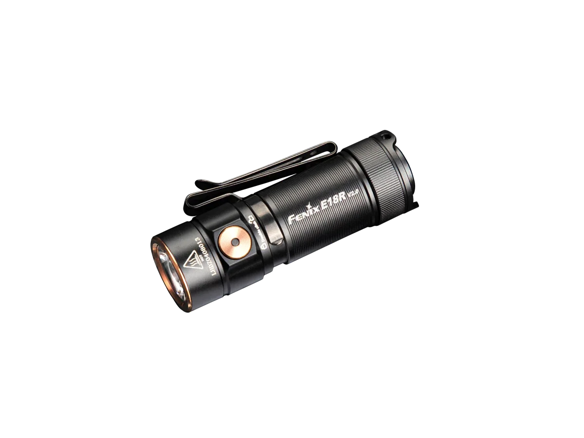 Fenix E18R V2.0 Ultrakompakte Hochleistungstaschenlampe, 1200 Lumen