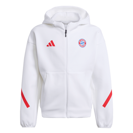 FC Bayern München ANTH Jacket Kids 25/26 – weiß / 140