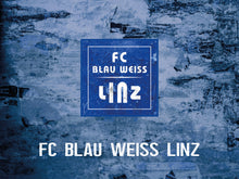 Lade das Bild in den Galerie-Viewer, FC Blau-Weiß Linz Hissfahne 100x150 cm
