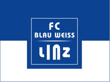 Lade das Bild in den Galerie-Viewer, FC Blau-Weiß Linz Stockfahne 60x80 cm
