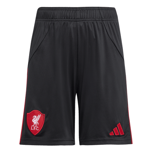 FC Liverpool Away Short Kids 25/26 – schwarz / 128