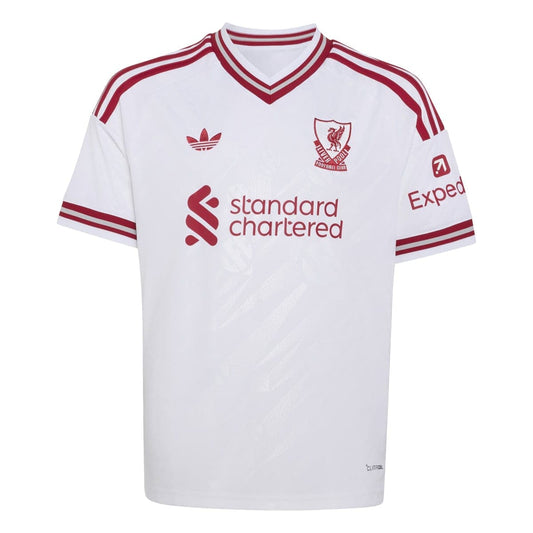 FC Liverpool Kinderfußballshirt Away 26/27 – weiß / 128