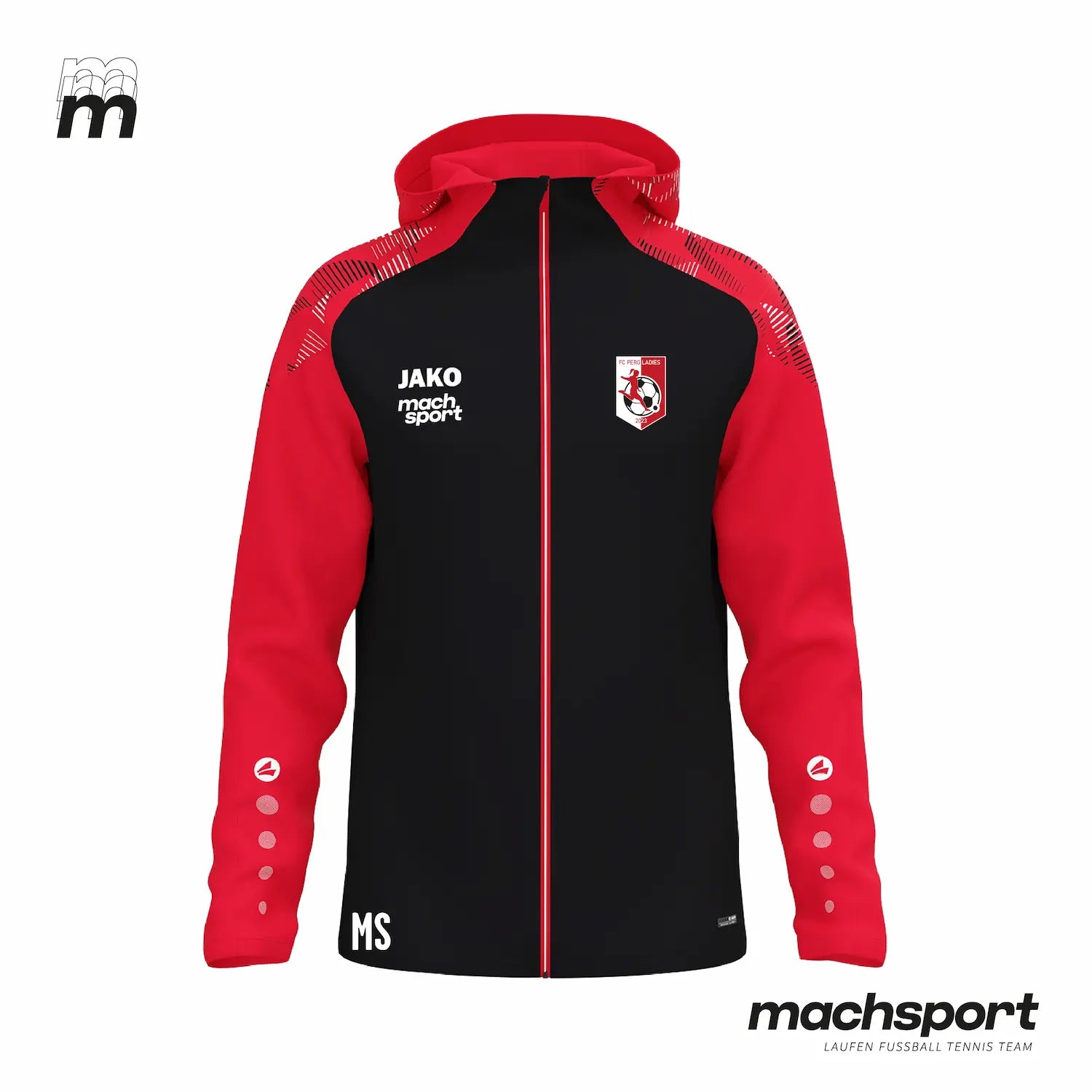 FC Perg Ladies Trainingsjacke mit Kapuze – Bild 