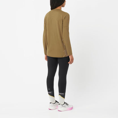 Salomon Damenlangarmshirt Sense Aero LS Tee GFX - machsport