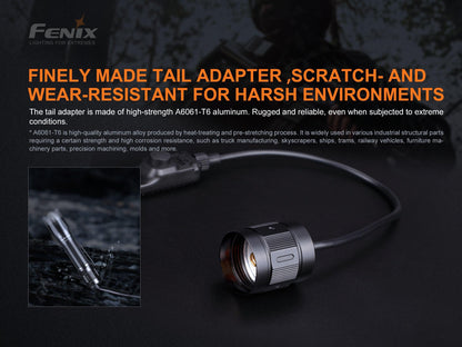 Fenix AER-05 – Taktischer Kabelschalter kompatibel für TK16 V2.0 und HT18R