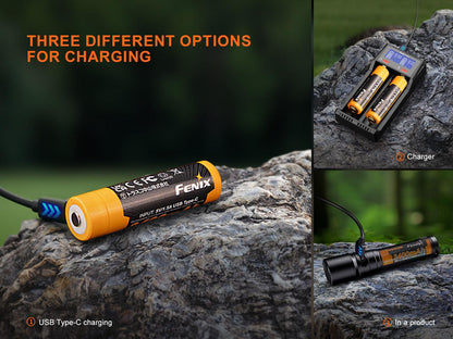 Fenix ARB-L18-3400U V3.0 - USB-Akku 18650 (3400 mAh, Version 3.0)