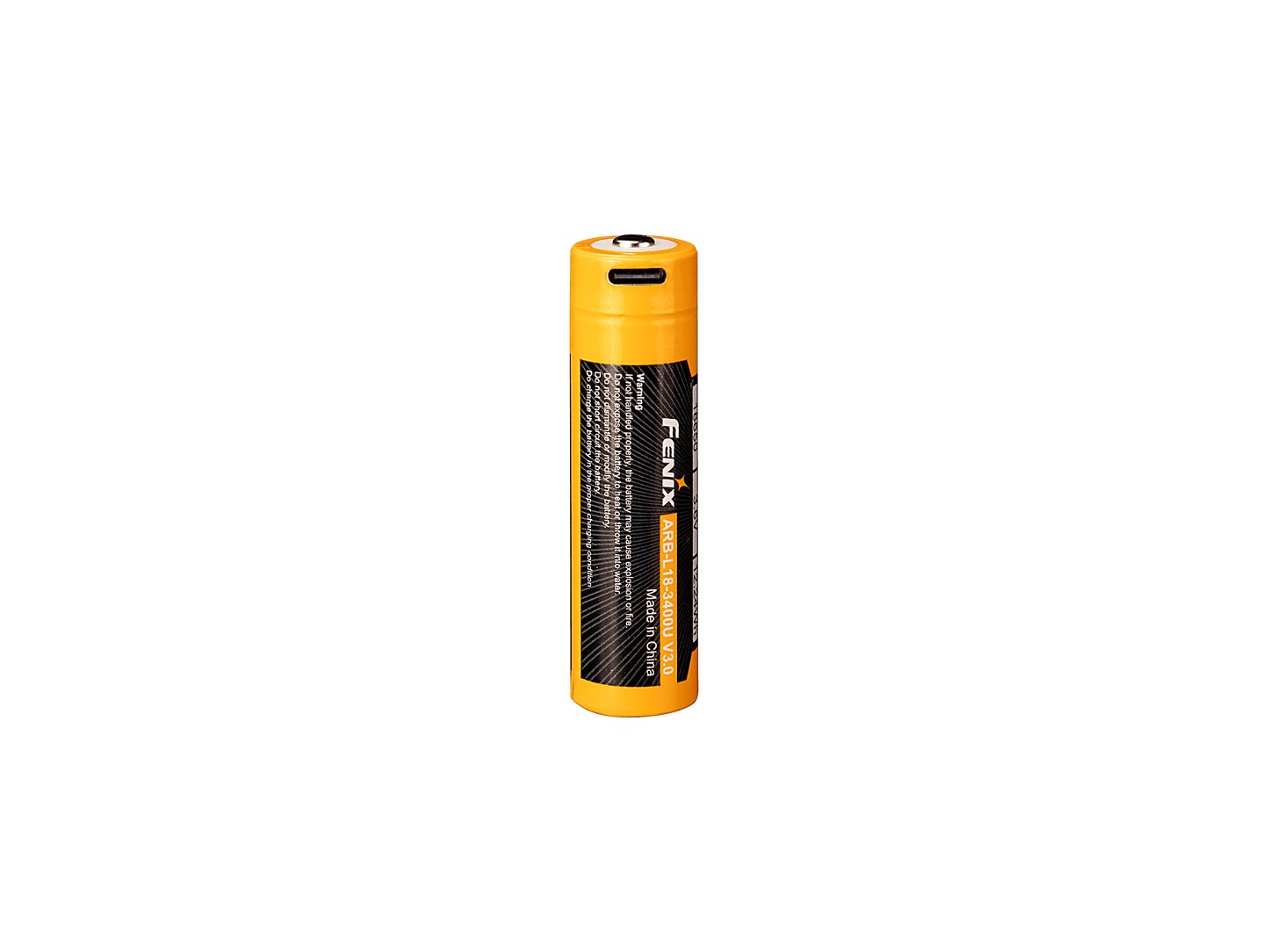Fenix ARB-L18-3400U V3.0 - USB-Akku 18650 (3400 mAh, Version 3.0)
