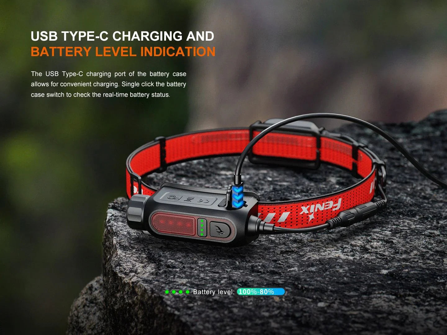 Fenix HP12R-T Separation-Style-Design Stirnlampe für Trailrunning, 1200 Lumen