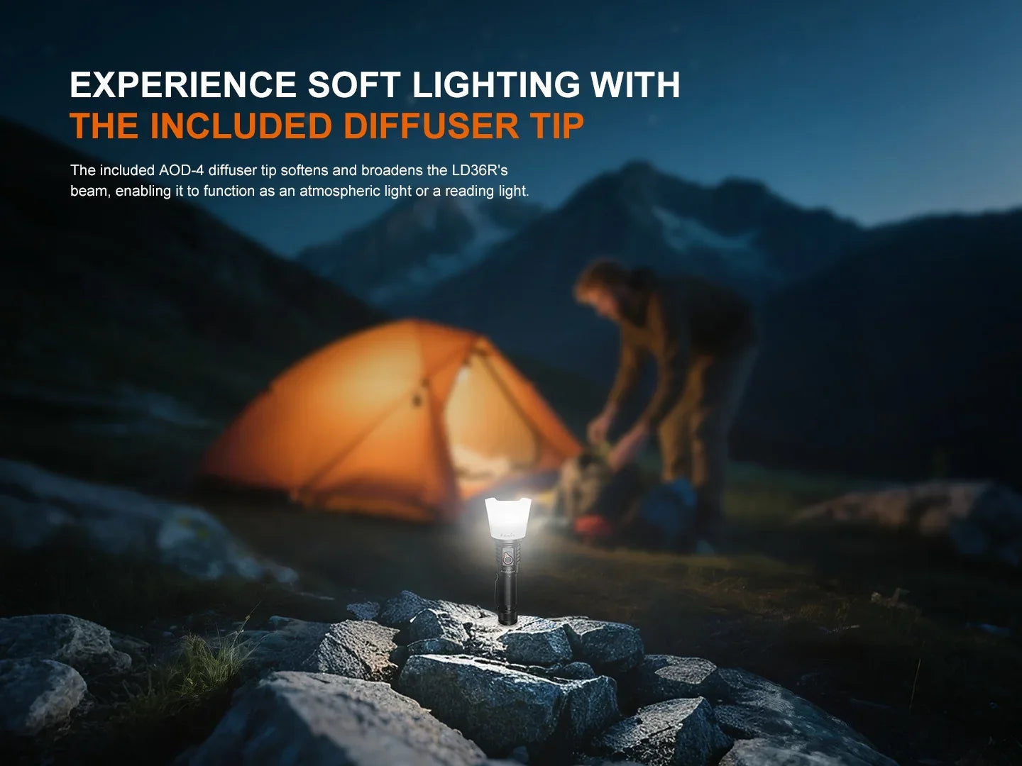 Fenix LD36R leistungsstarke Taschenlampe mit verschiedenen Lichtquellen, 3600 Lumen – Bild 