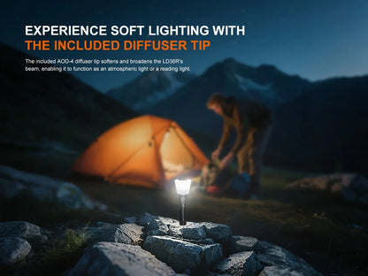Fenix LD36R leistungsstarke Taschenlampe mit verschiedenen Lichtquellen, 3600 Lumen